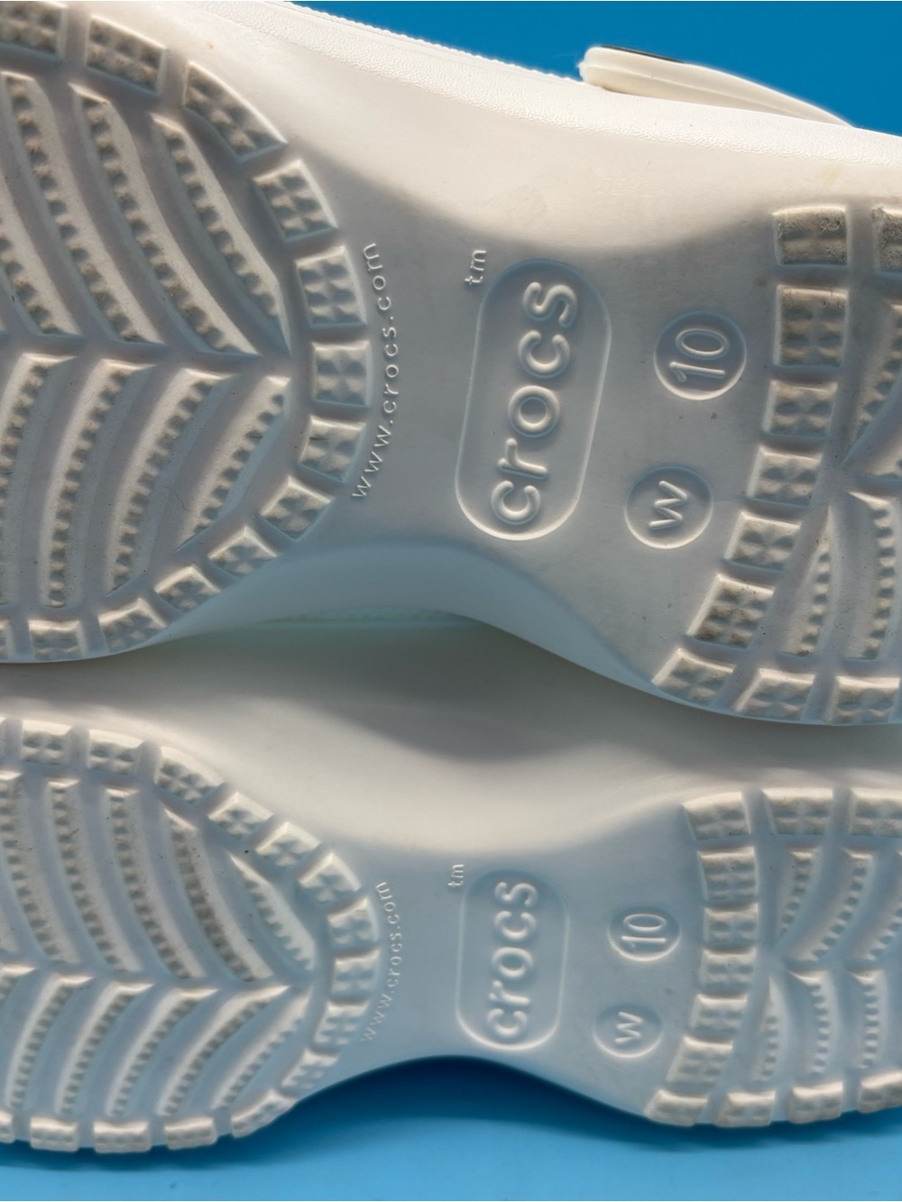 Crocs Classic Platform Clogs White Women’s Size 10 - Picture 7 of 7